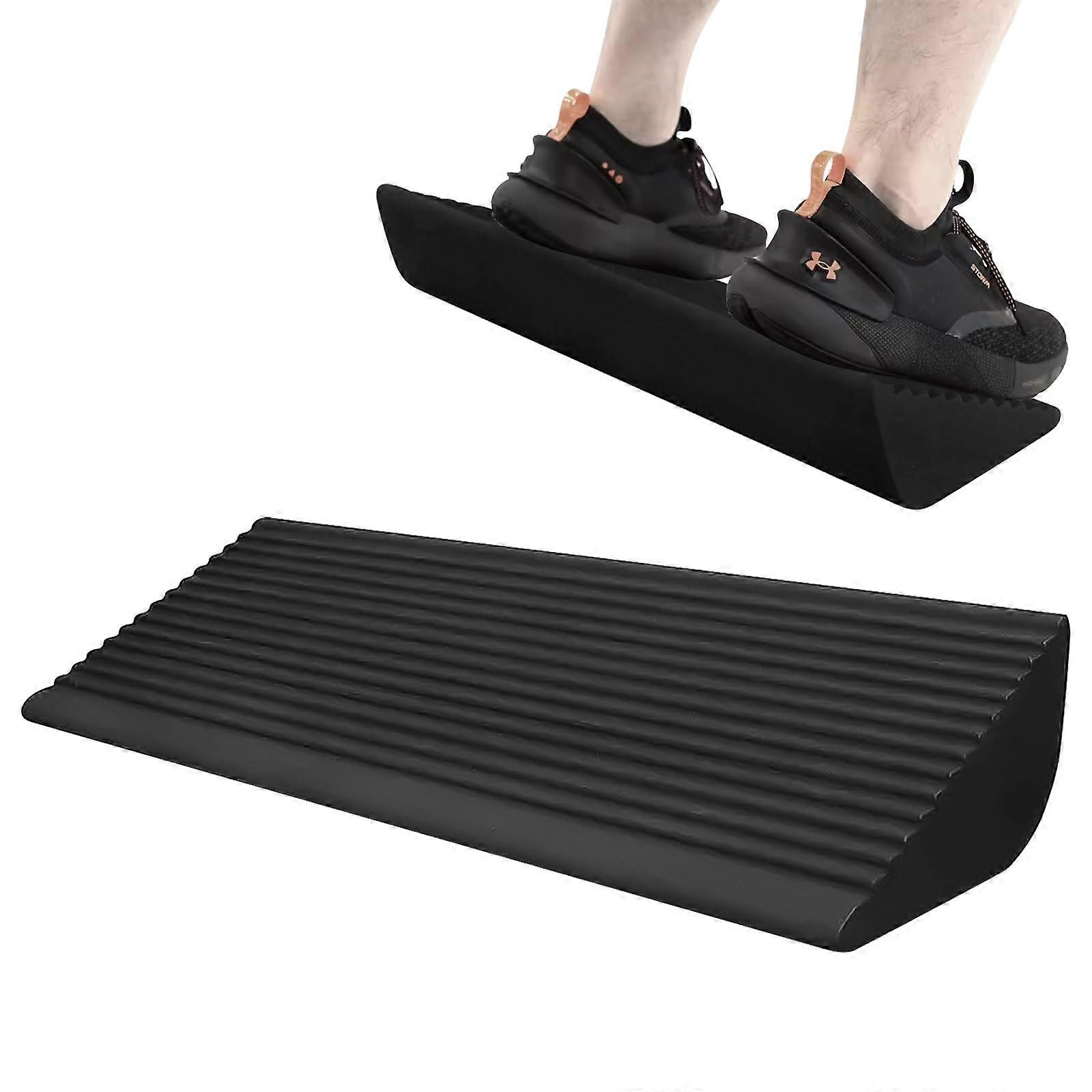 Squat Wedge, 43.5 * 16.5CM Calf Stretching Slant Board, Adjustable Incline Board