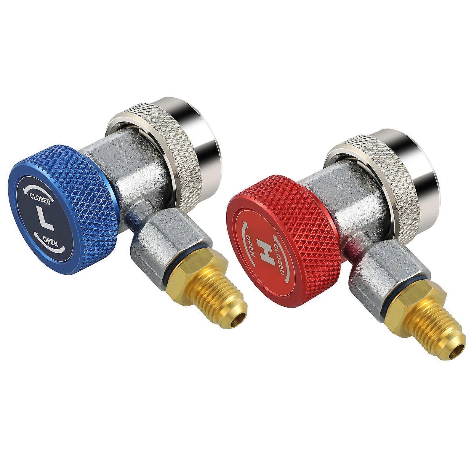 Adapter Fitting Connector Adapter HVAC Tools Air Conditioning Maintenance Aluminum 5.00X5.00X3.00CM Compatibility 1 Set