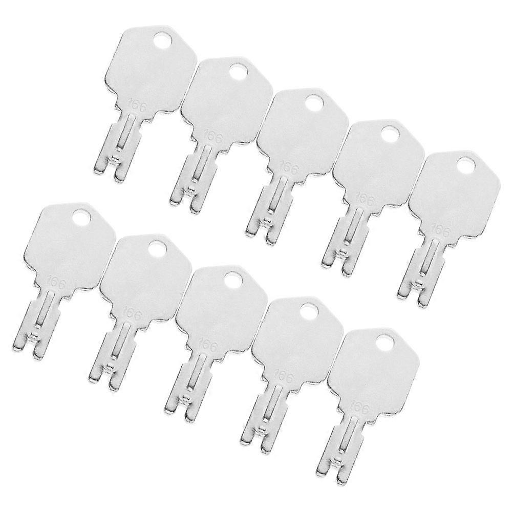 Forklift Key Replacement Starter Keys Set for Heavy Equipment with 10Pcs
