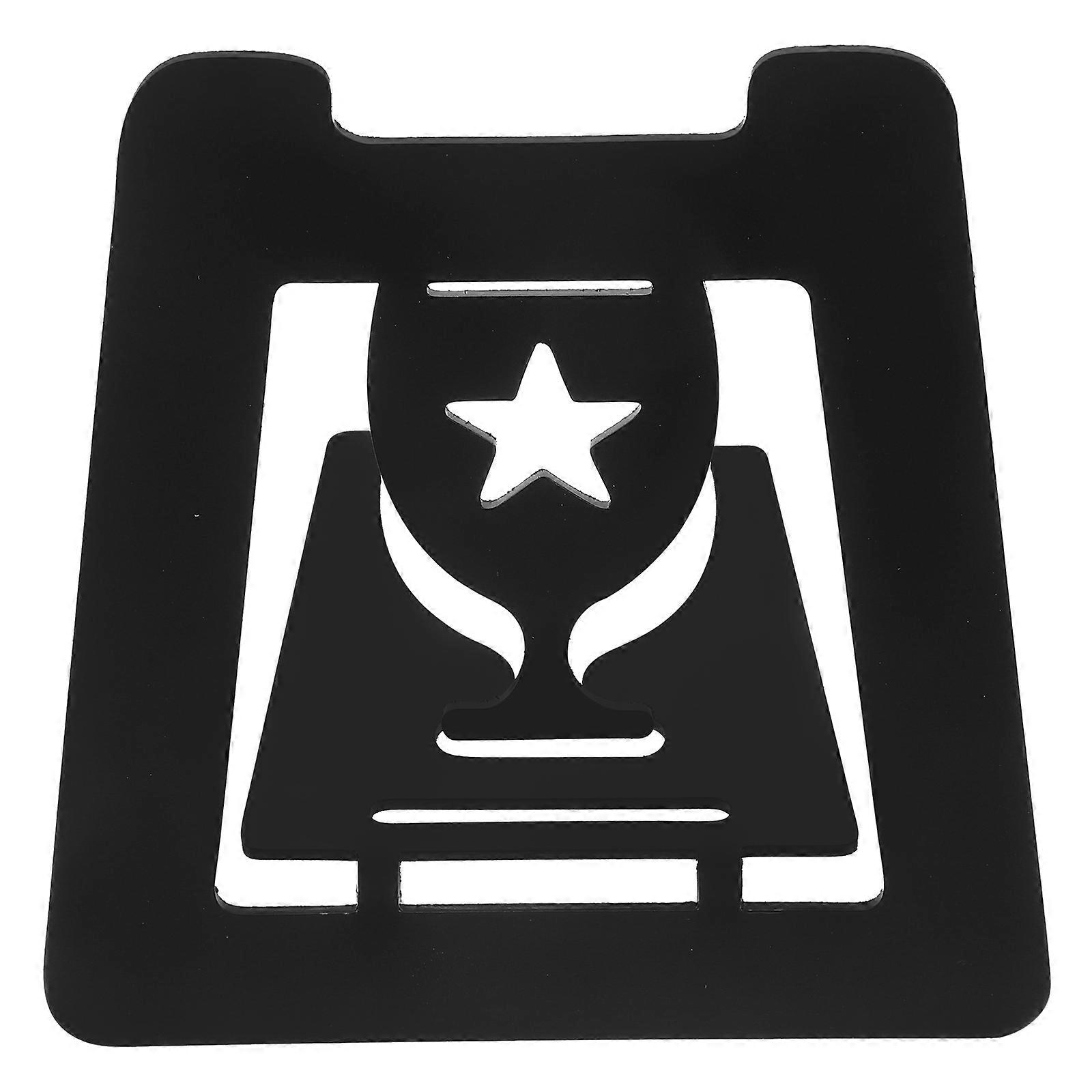 Black Medal Display Tabletop Medal Rack for Displaying