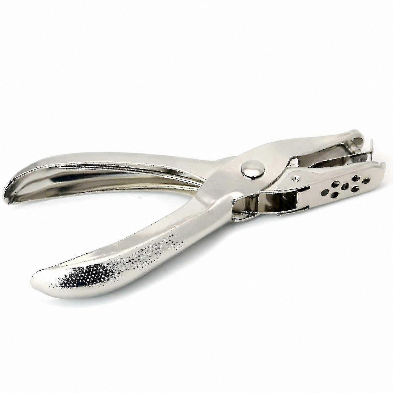 6mm Hole Punch with Multi-Sheet Capacity for Paper and Card, Silver (1pc)