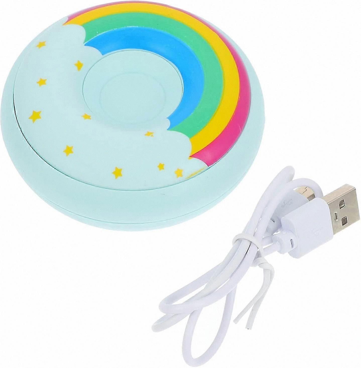 Portable Hand Warmer with Charging Function, Donut Shape, Two-in-One Design, Colorful