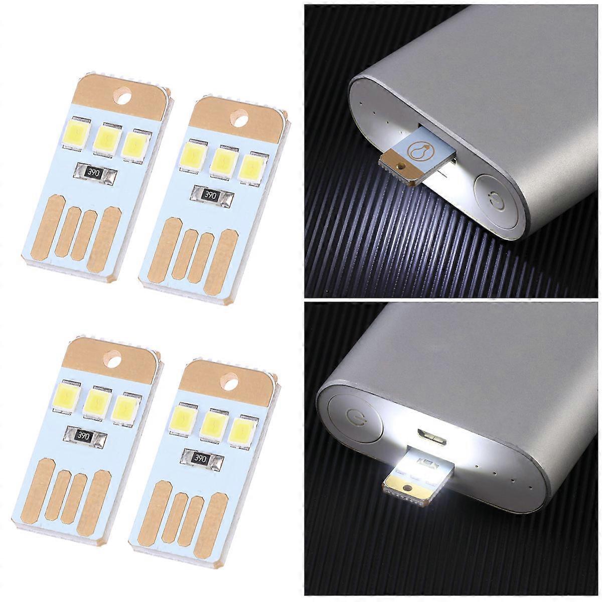 Portable Mini Night Light Usb Led For Emergency Situations And Camping 5Pcs Set