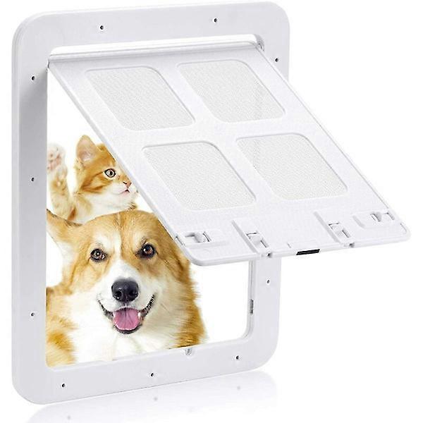 Dog and Cat Gate - External dimensions: 24 x 29 cm - 4-way closure - Designed as a screen for small dogs