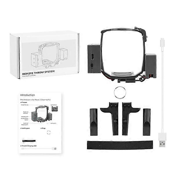 Mavic 2 Pro/Zoom drone ring toss system, wedding ring delivery toss accessories with landing gear