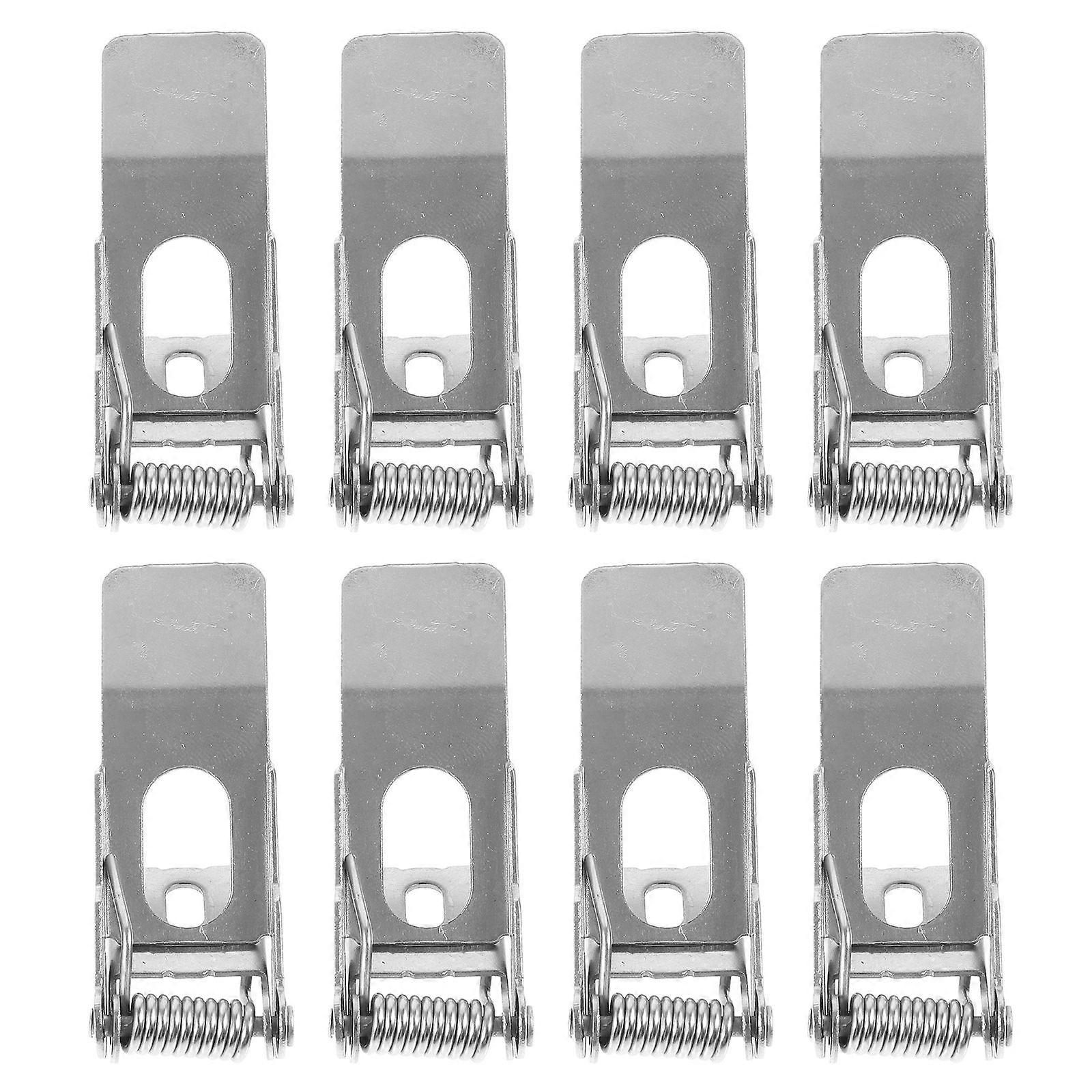 8pcs Downlight Retrofit Clips – Durable Spring Clamps for Recessed Lighting, Easy Installation for Ceiling Lamps – Reliable Lighting Accessories