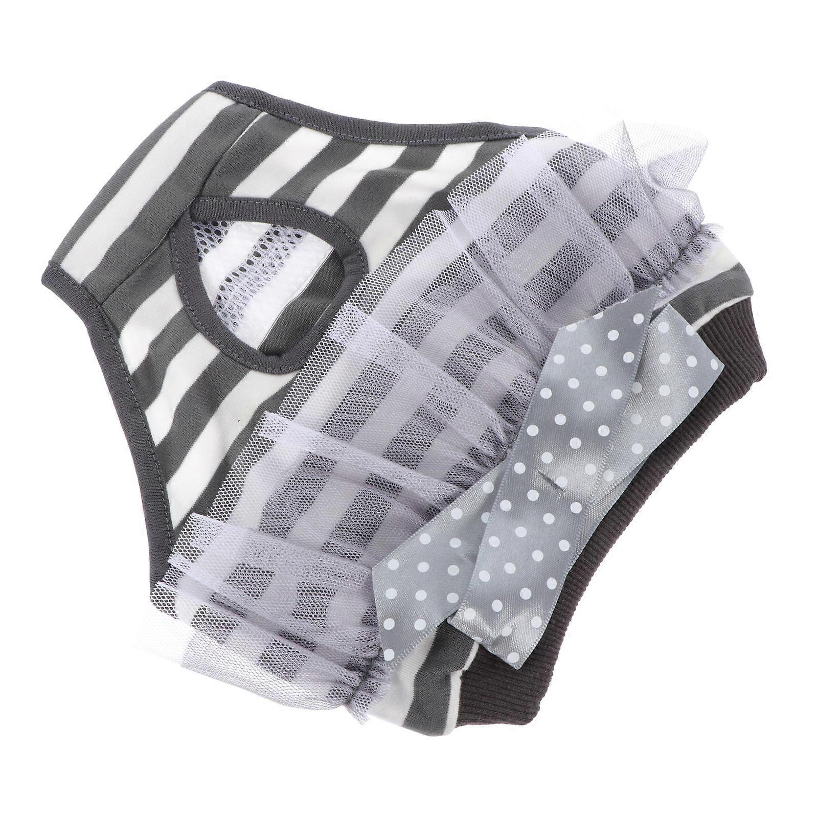 Household Doggie Diaper XL Coffee Color Decorative Puppy Diaper For Daily Wear And Menstruation Period 1Set