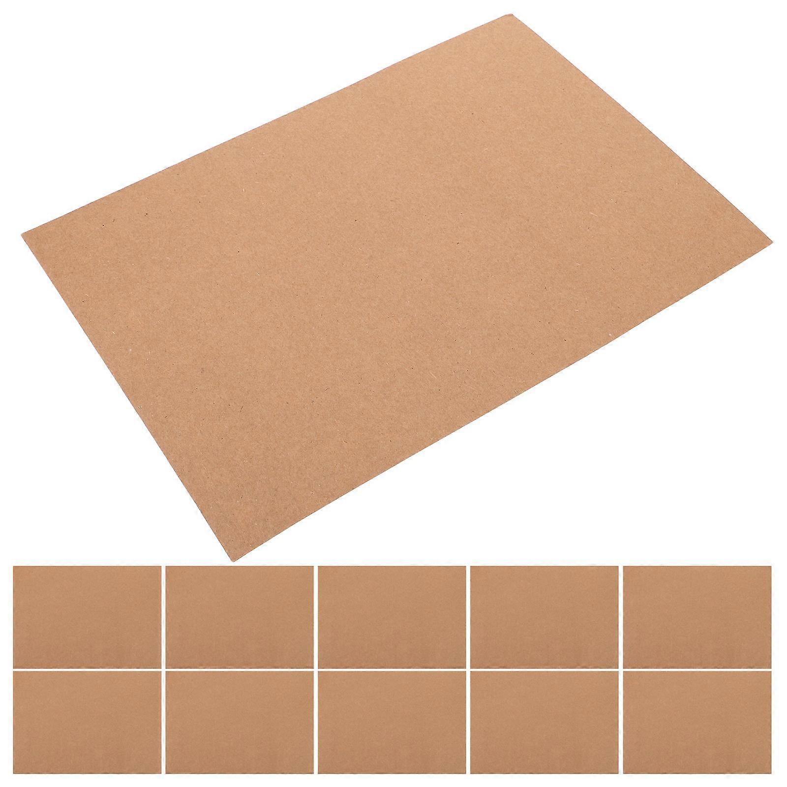 Safe Material Chipboard Craft Sheets Home Use Rectangular Kraft Paper Boxes Making 11.71X8.25X0.55in 50Pcs