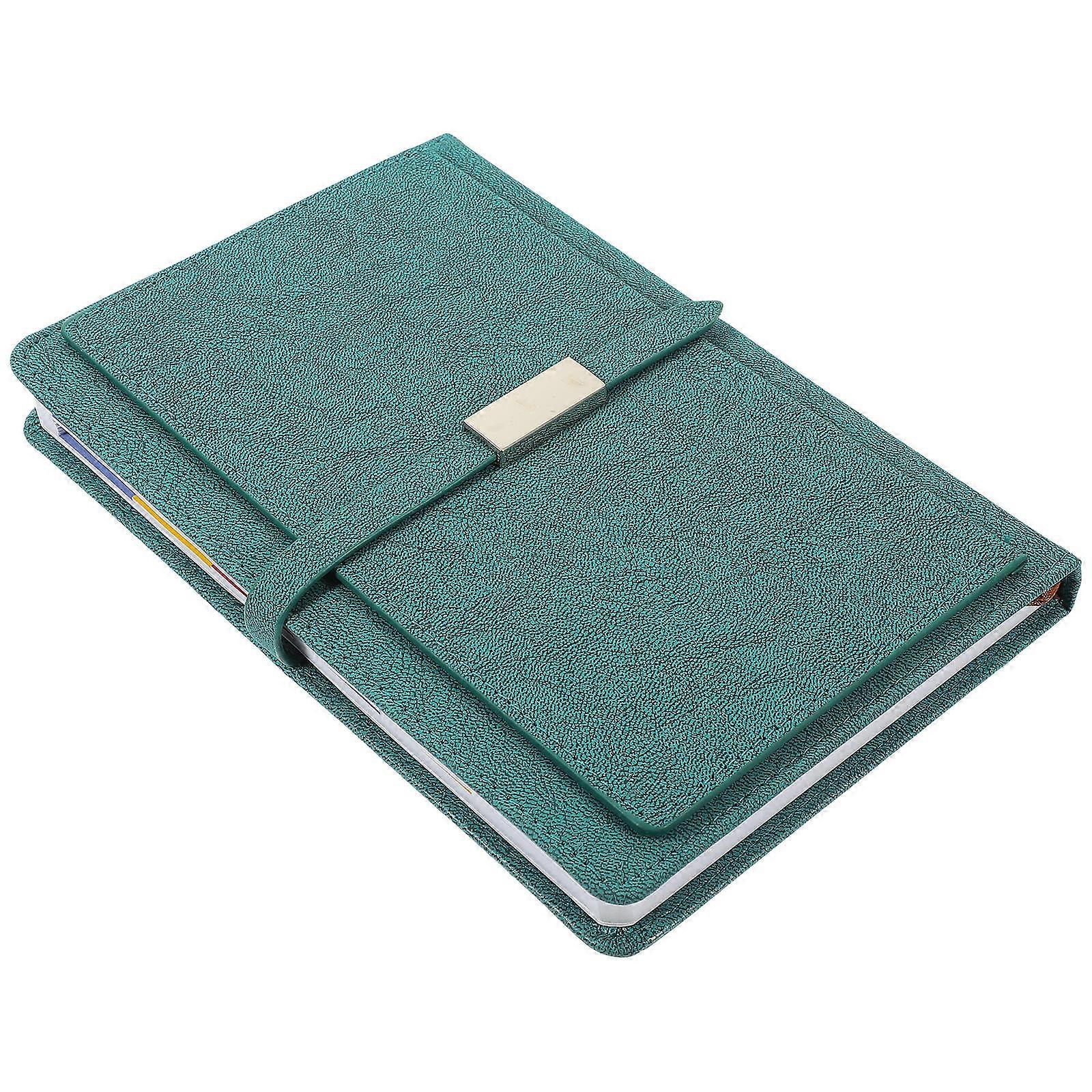 Daily Planner Notepad Writing Notebook for Business Professionals Magnetic Snap Closure Flat and Smooth Paper 8.45X5.70X0.98in 1Set