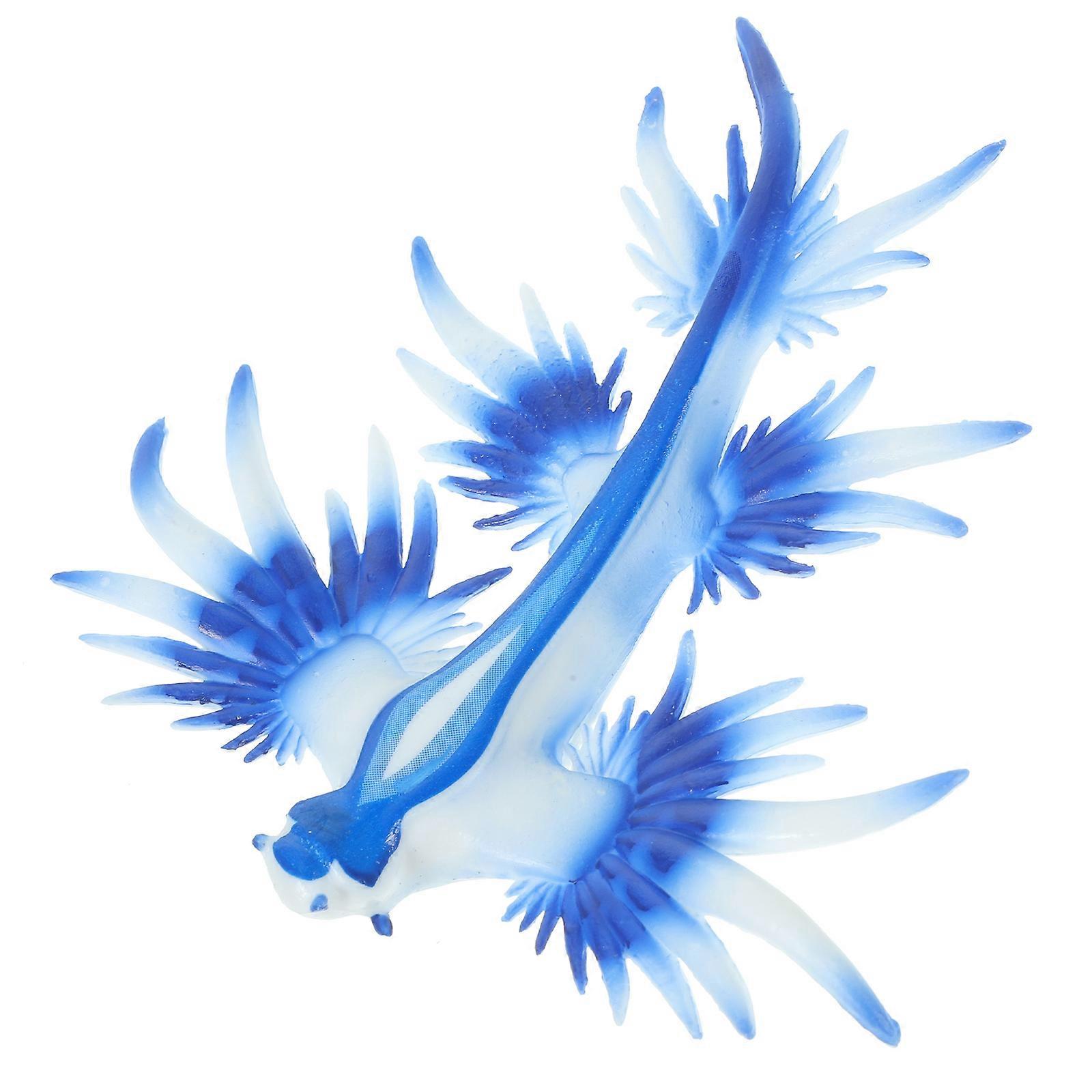 Realistic Artificial Sea Slug Figurine Model for Educational Use, Sea Creature Decor for Aquariums and Learning Purposes