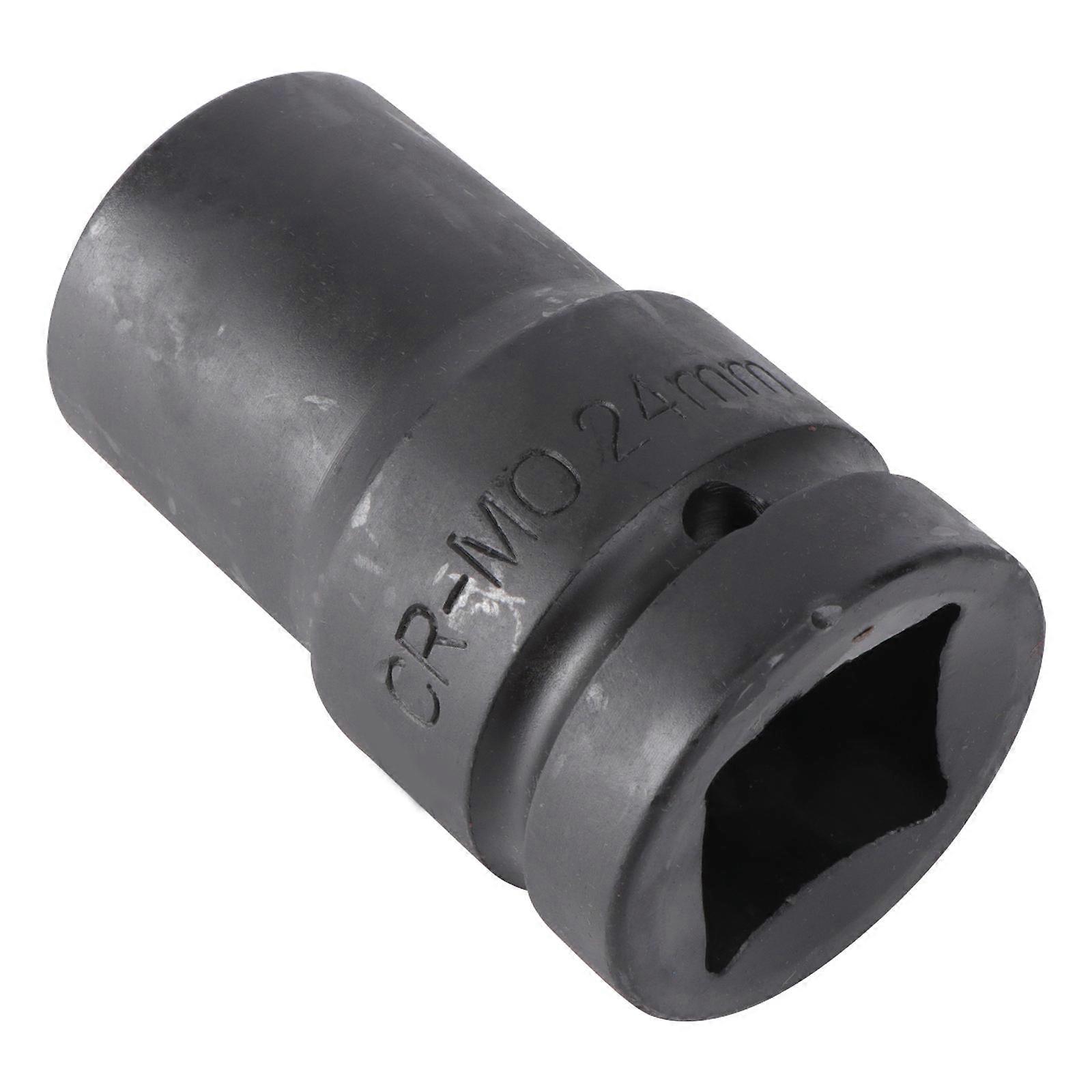 1 Inch 24mm Impact Socket Hex Pulley Damper Bolt Harmonic Balancer Socket for Car Vehicle