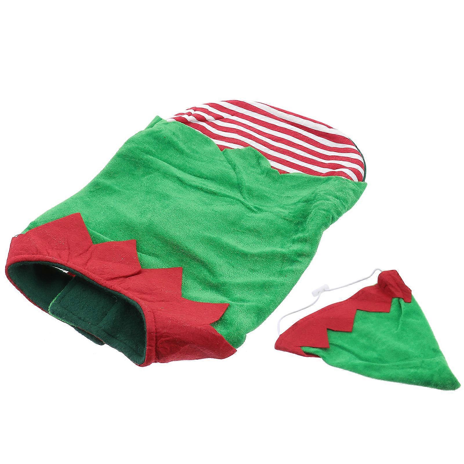Green Cotton Dog Clothes for Pet Use Fashionable and Durable Perfect for Outdoor Activities and Special Occasions Size L