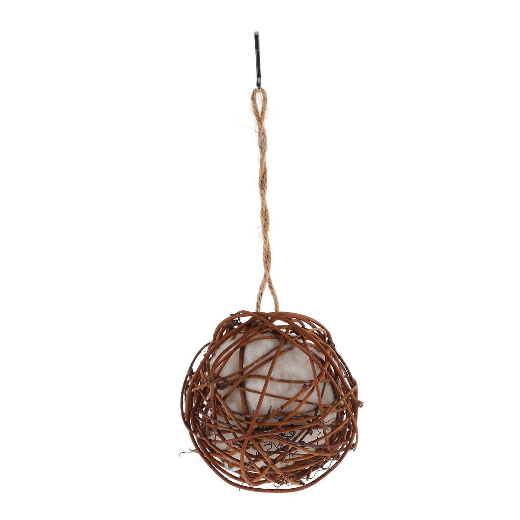 3St Parrot Chew Toy Bird Swing Cage Accessories Bird Toy for Doves Cage Toy Pair Toys Play Set Wooden Chew Toy for Birds Rattan Bark
