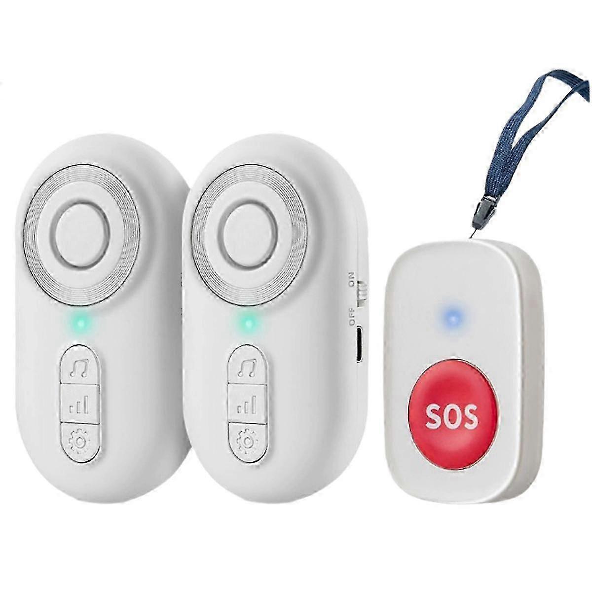 Wireless Smart Doorbell for Elderly Emergency Call and SOS Alarm System