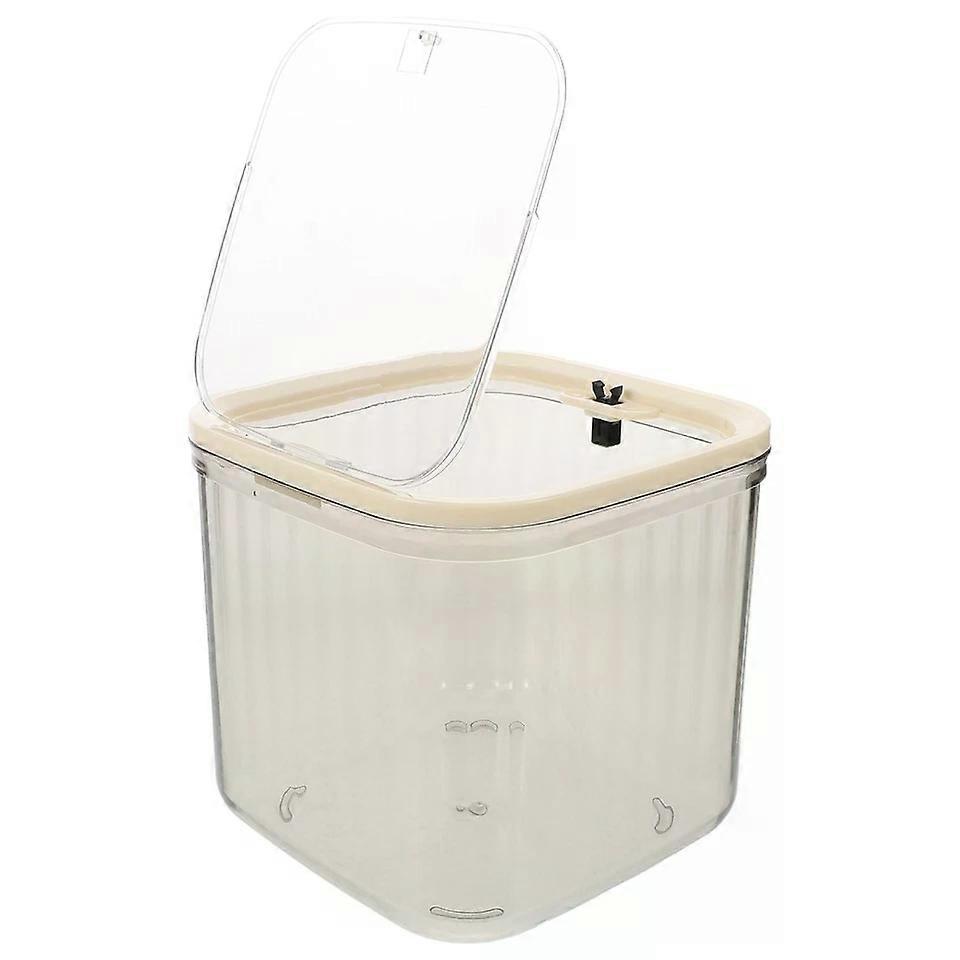 Desktop Trash Can, Tiny Plastic Wastebasket with Lid for Kitchen