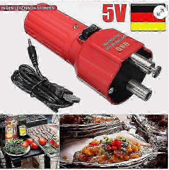 Grill Motor with USB for Mangal / Shish Kebab Skewer Rotator, Spit Attachment, Rotisserie Edition 0729