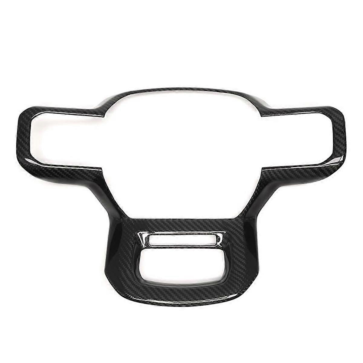 Dry Carbon Fiber Car Steering Wheel Cover Trim for 2021-2024 Interior Accessories