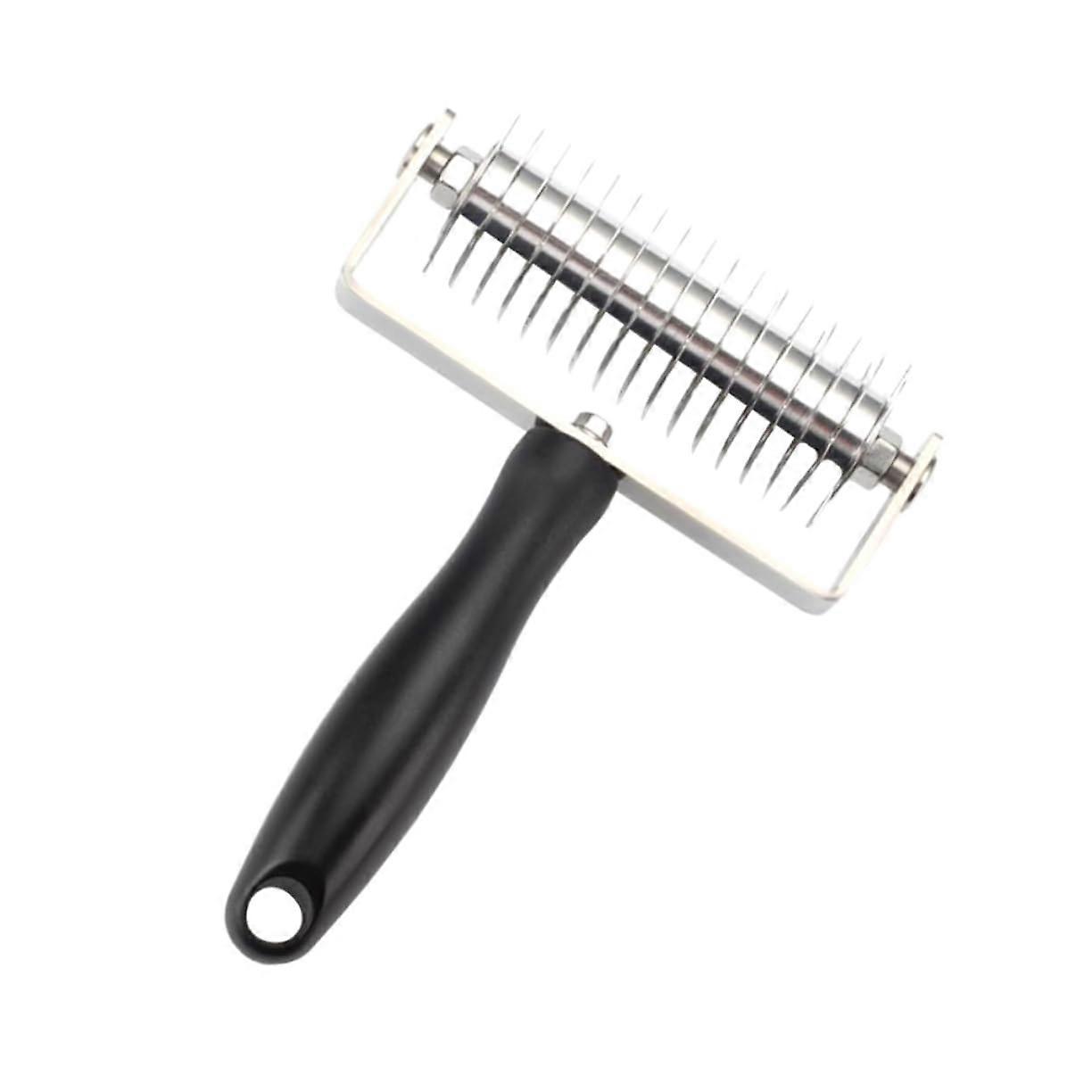 Pizza Cutter Tool Set - Stainless Steel Pizza Dough Needle Wheel, Salad Net Cutter, Cake Crust Grid, Bread Hole Punch for Homemade Pasta