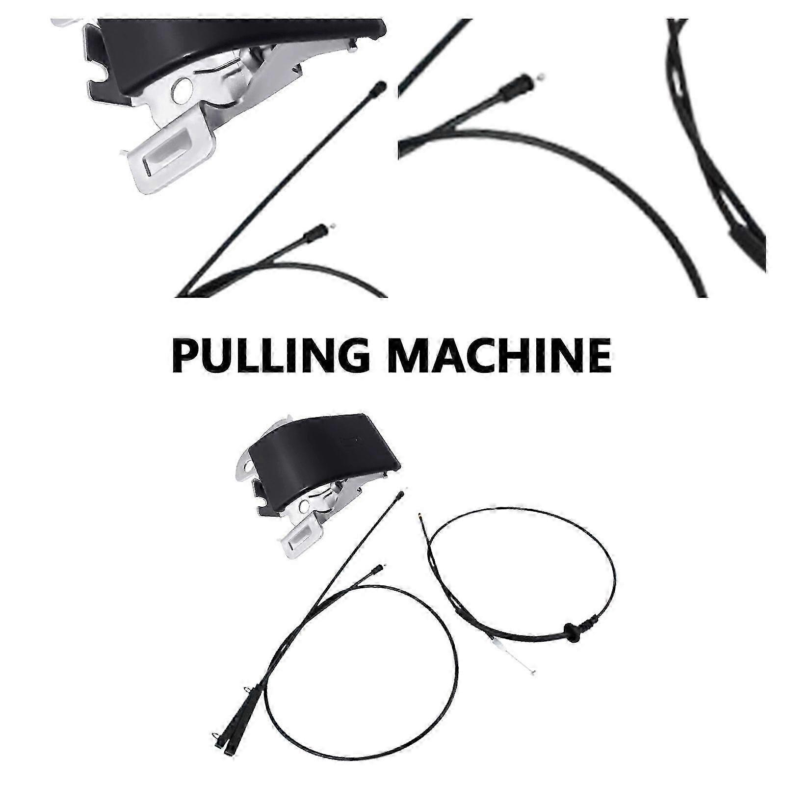 2007-2013 Mini Cooper R55 R56 R57 Hood Release Handle & Cable Replacement Set