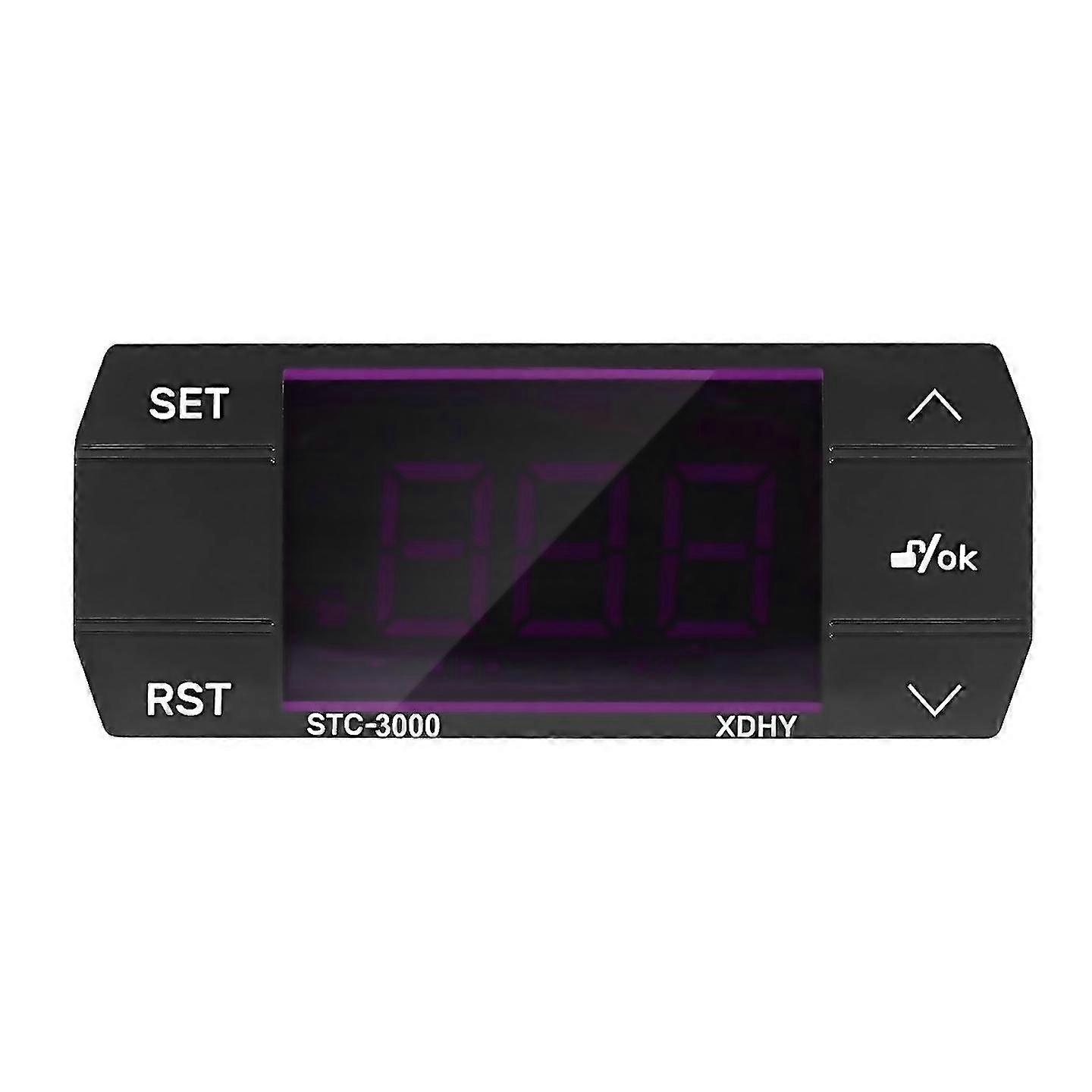 Stc3000 110v220v 30a Press Digital Temperature Controller Thermostat With Sensor Controlling Tool