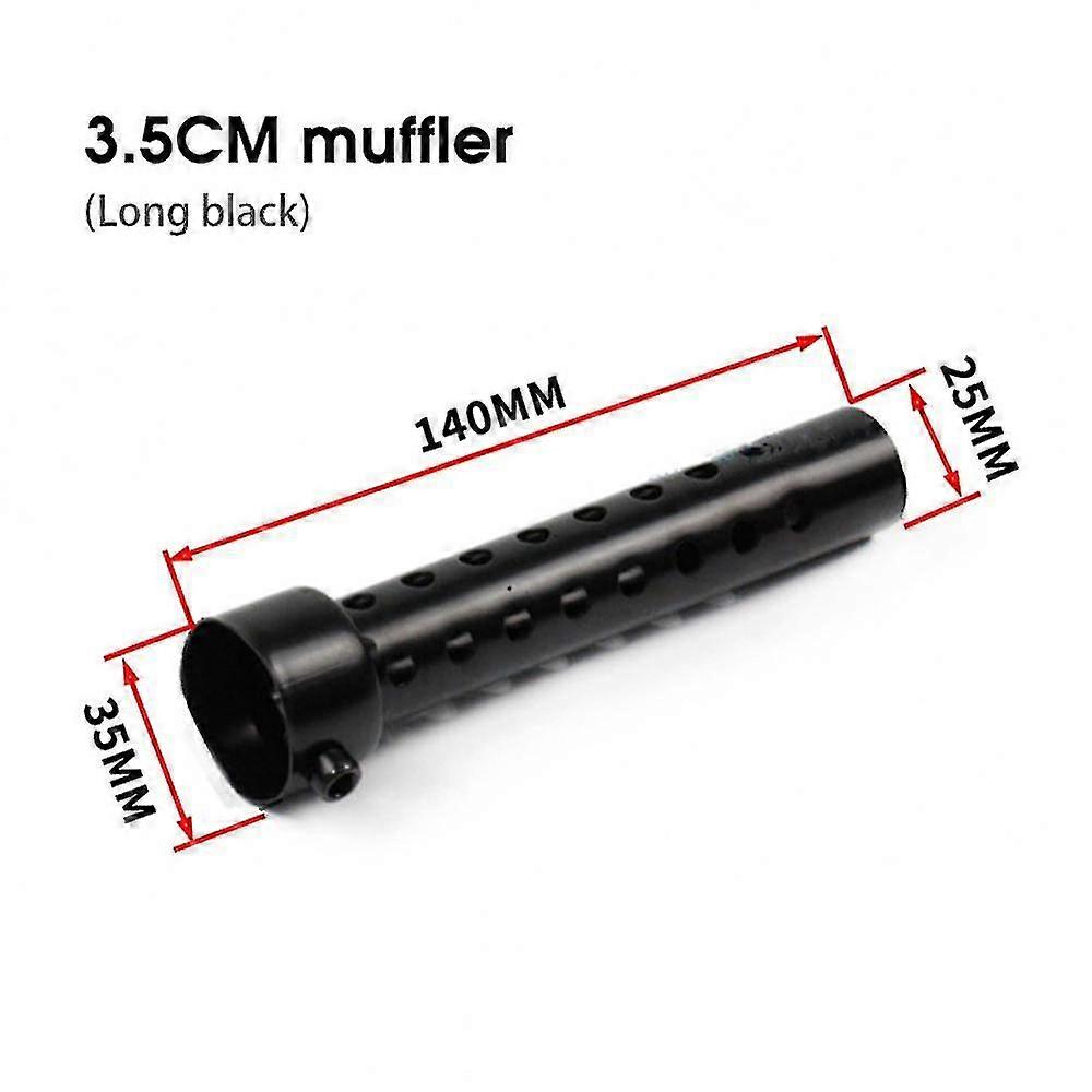 Motorcycle exhaust silencer, thickened stainless steel with a pipe diameter of 35-60mm, effectively reduces noise and is suitable for various models