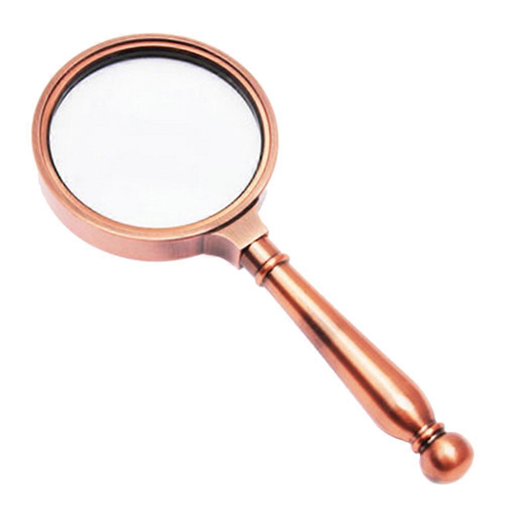 Retro Handheld Magnifying Glass with Handle – Lightweight & Portable for Jewelry, Coins, and Miniatures Photography and Detailed Reading
