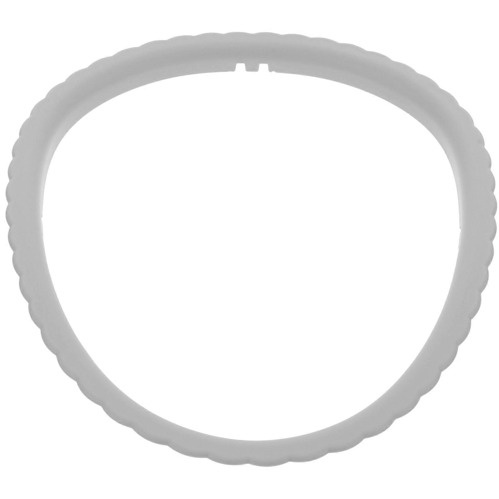 Elderly Commode Fixing Ring Durable Bathroom Use Grey Rubber 1Pack