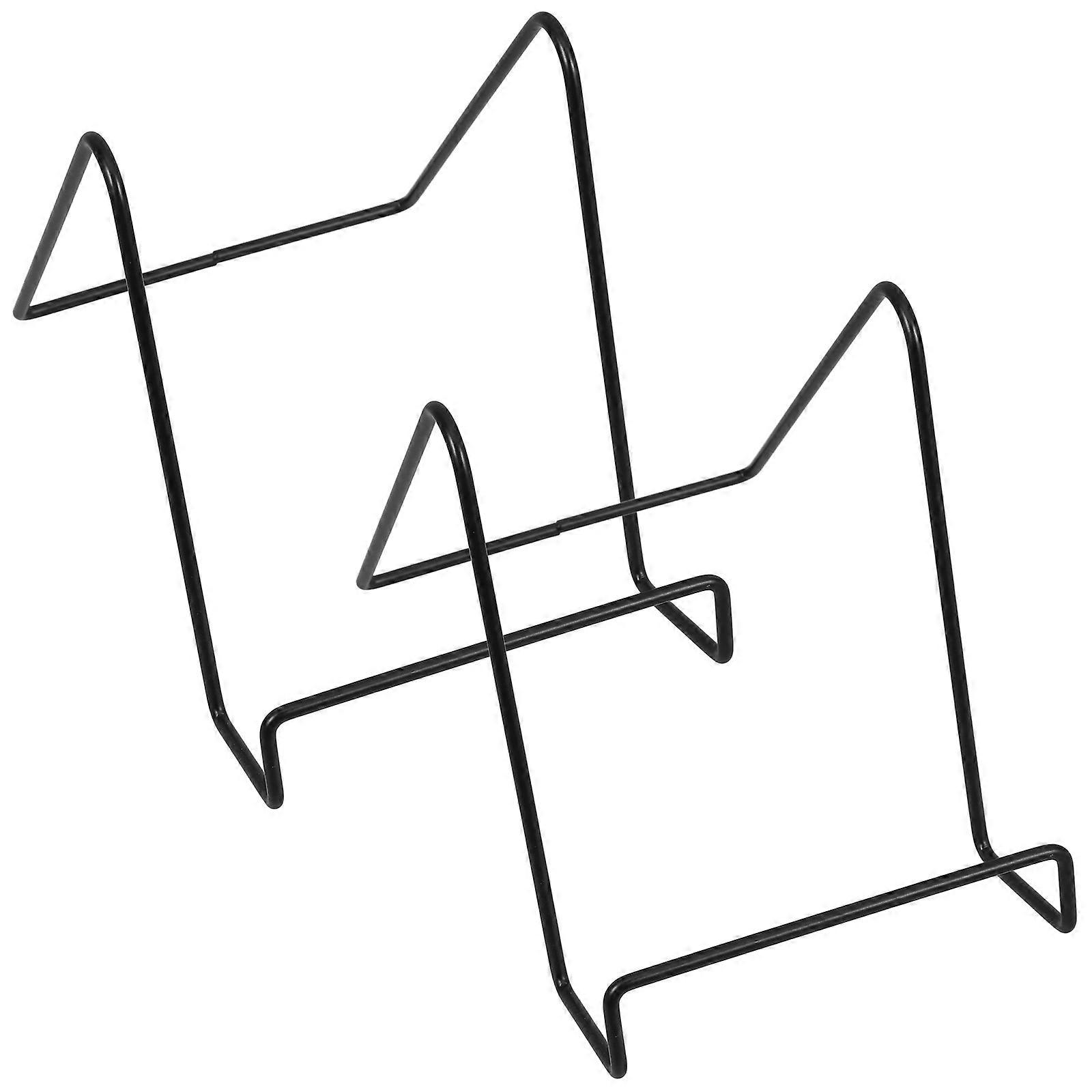 Iron Display Stands Plate Holder Set for Photos, Books & Decorative Items – Versatile Easel Stands for Office and Home Decoration