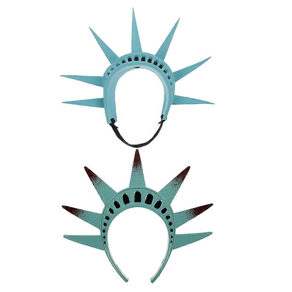 Multi Colored Liberty Headband for Cosplay and Themed Parties Comfortable PU Statue of Liberty Accessory