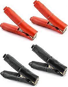 4-pack 100A automotive alligator clips