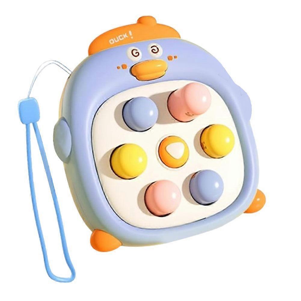 Handheld Whack A Mole Game Toy Portable Duck Arcade For Kids With Hammer Reflex Training
