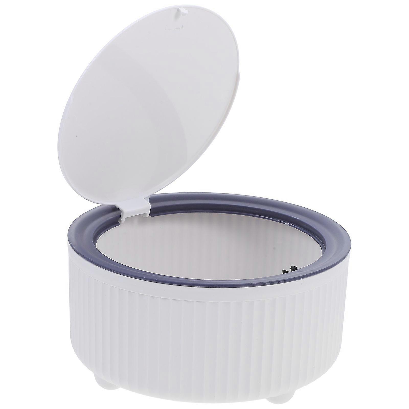 Desktop Waste Bin Pressing Type Tabletop Small Rubbish Bin Lidded Waste Bin