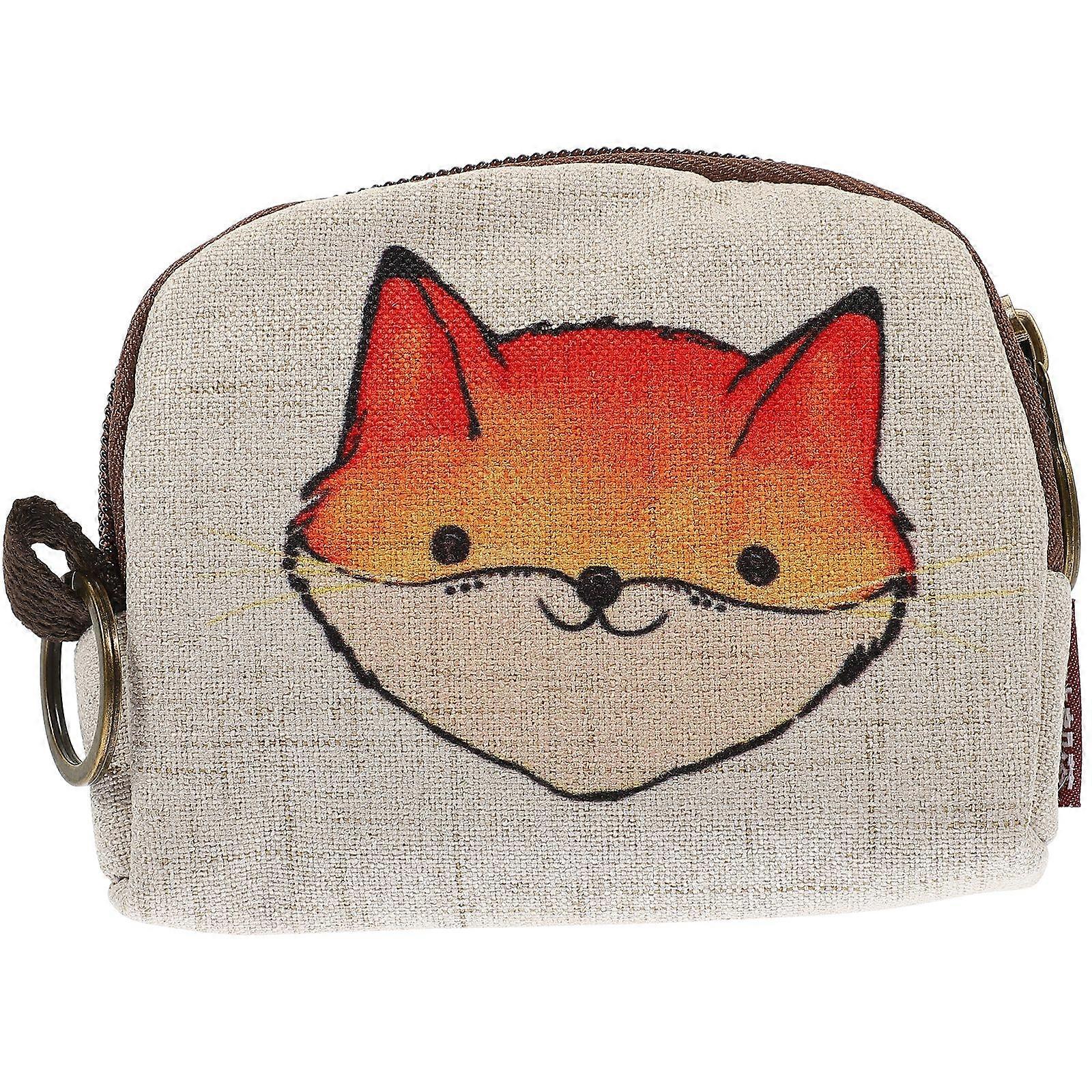 Cartoon Printing Change Key Bag Small Purse Key Storage Bag Key Storage Pouch