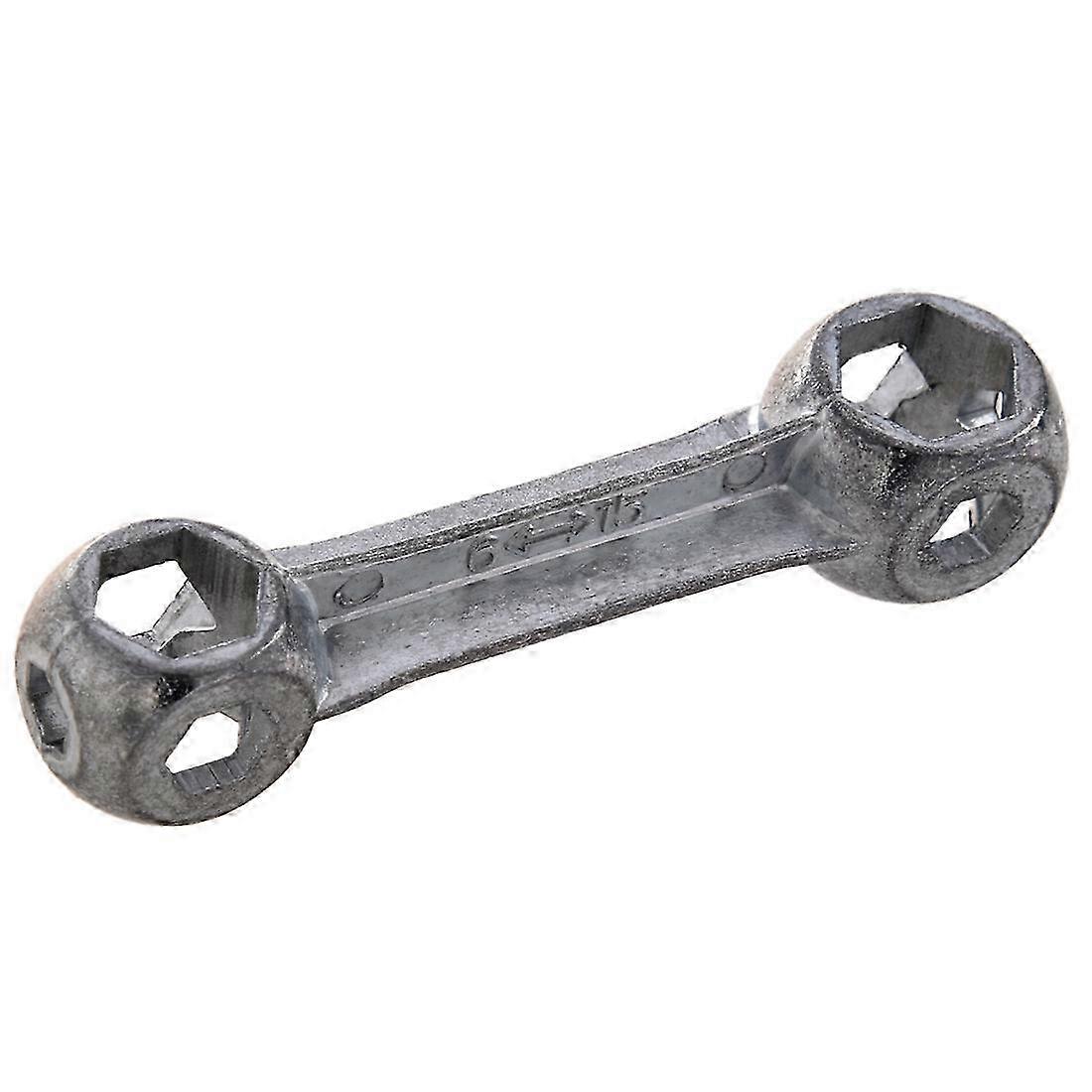 Bicycle Multi-Tool with Wrench Spanner: 6mm-15mm, 10-in-1 Dumbbell Design for Bike Maintenance