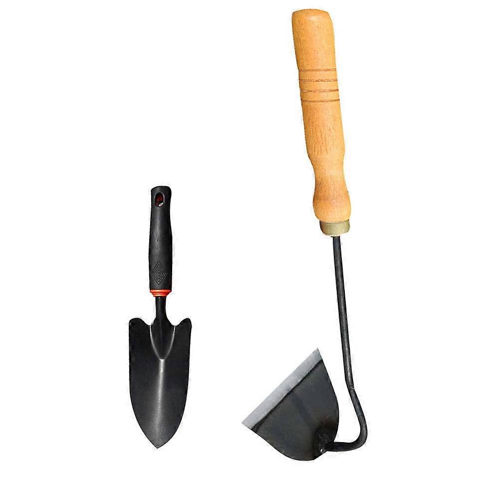 1 Set Multi Gardening Toolkit with Durable Wooden Handle for Weeding Use Lightweight and Ergonomic
