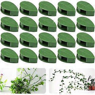 20 Pcs Plant Climbing Wall Fixture Clips,Self-Adhesive Hook Vines Traction Invisible Holder Supporting Wire Fixing