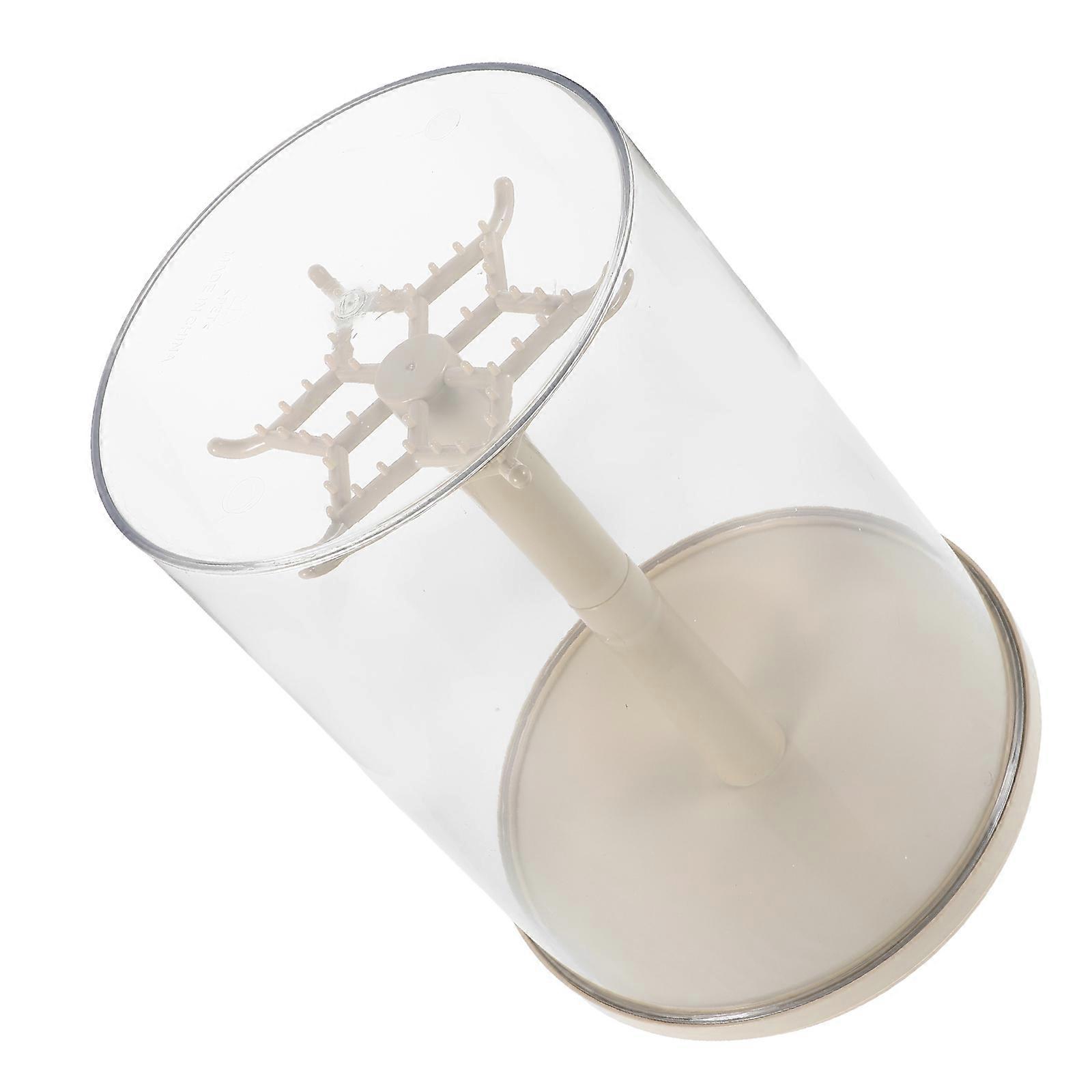 Transparent Rotating Organizer for Miniature Collectibles & Home Decor Storage Case