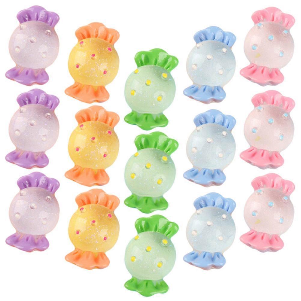 Candy Photography Prop Mixed Color Resin Candy-Shaped for Hotel 20Pcs