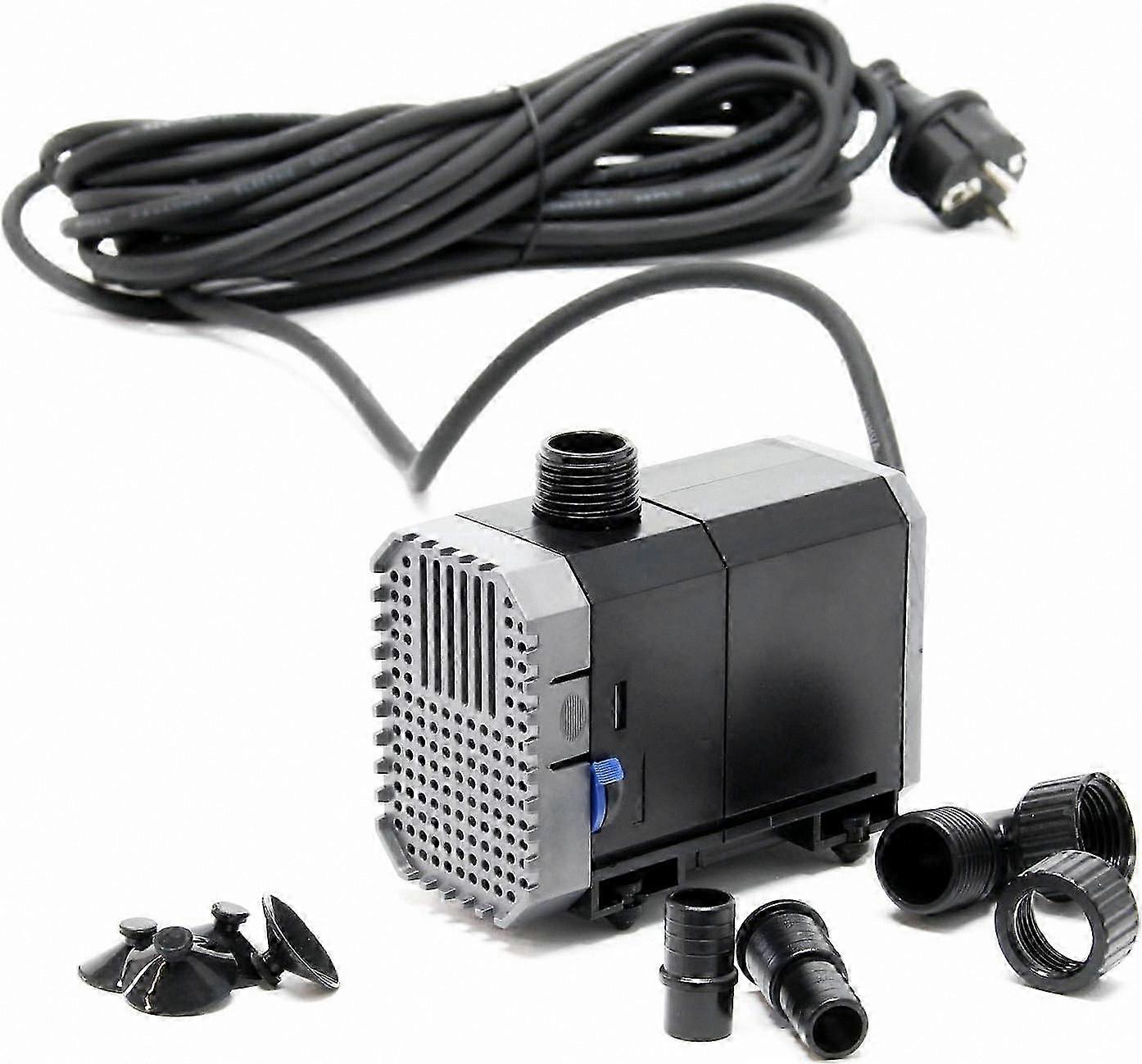 20W Submersible Pump for Ponds, Streams & Filters with 10m Cable, 900L/H Max Flow Rate