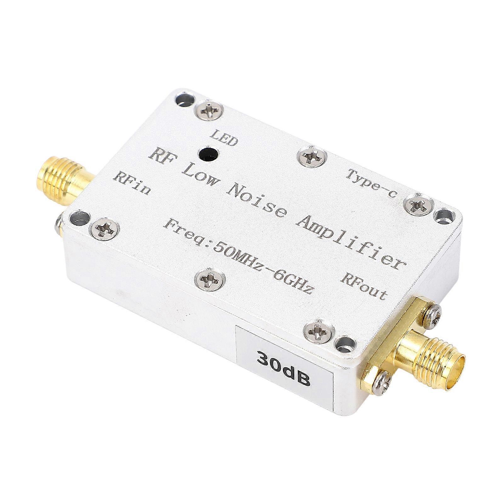 30dB Low Noise 50MHz-6GHz RF Switch Module 5V Type C SMA