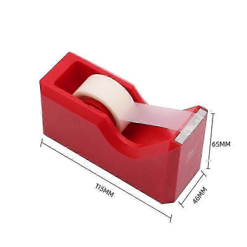Colorful Desktop Tape Dispenser - Red
