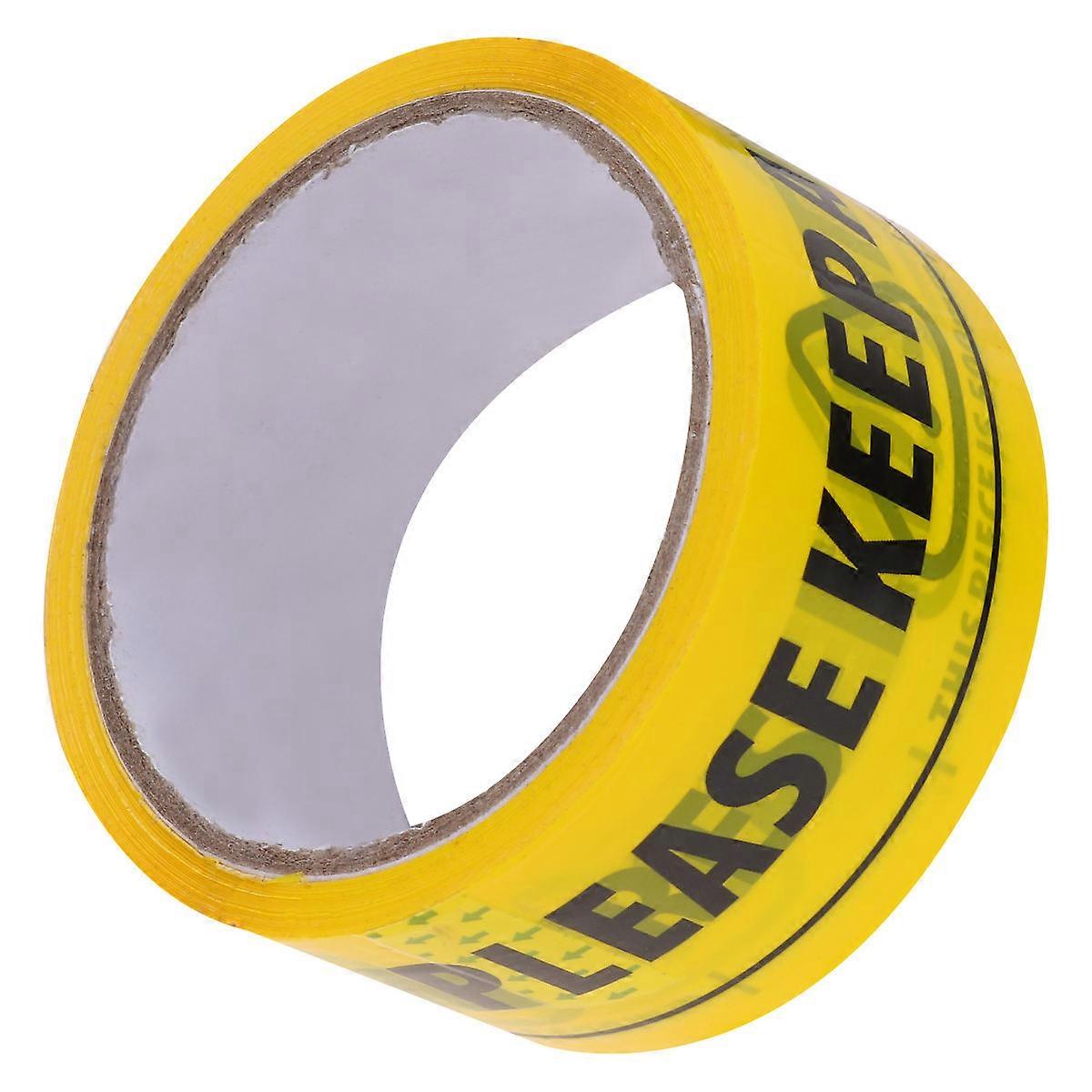 Safety Distance Warning Tape with Warning Adhesive Tape for 1Pcs Use