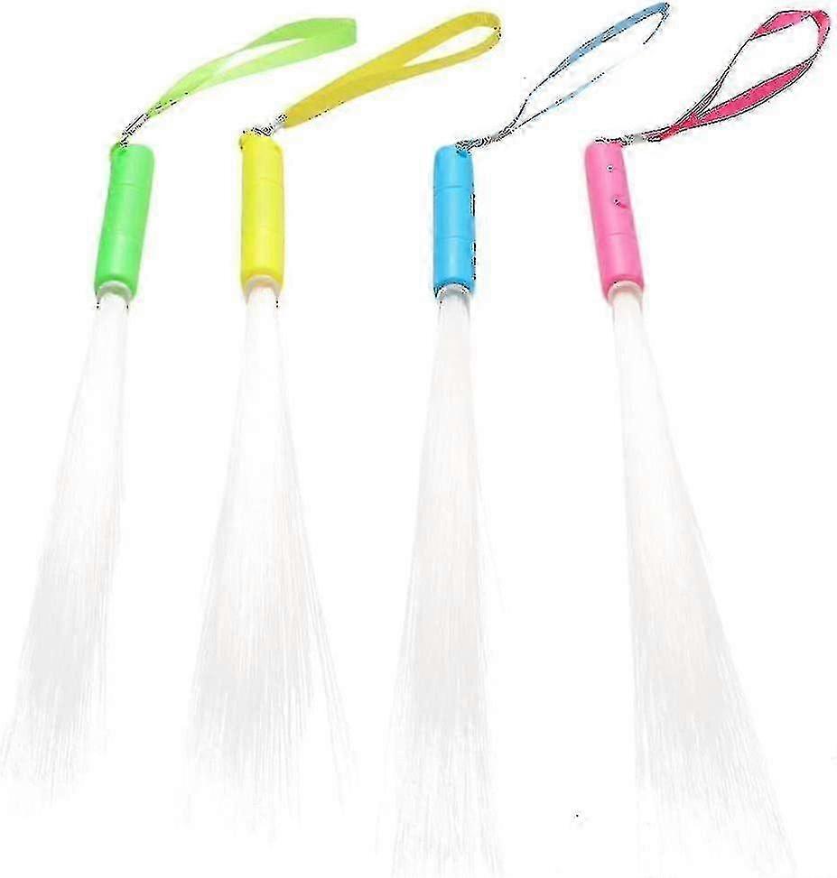 12pcs Light Up Fiber Sticks Flashing Wand Led Glow Stick Led Magic Wand Light Up Party Toys 2025