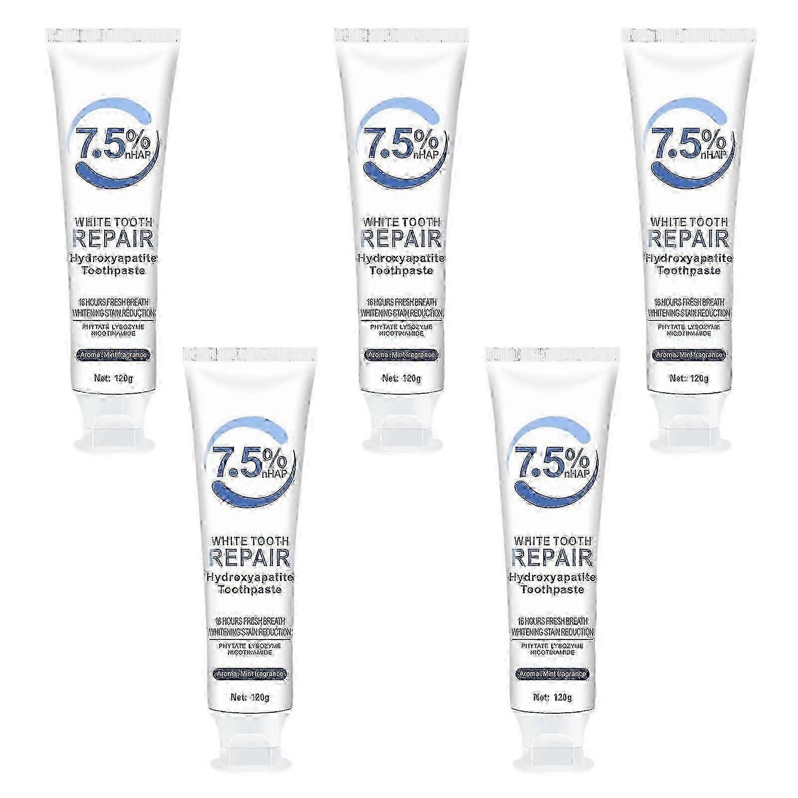 2025 Hydroxyapatite Toothpaste, Hydroxyapatite Toothpaste 7.5, Toothpaste Hydroxyapatite 5pcs