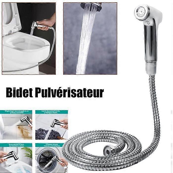Bidet Shower Kit Toilet Shower Sprayer for Intimate Hygiene Hand Shower Hose Holder Attachment