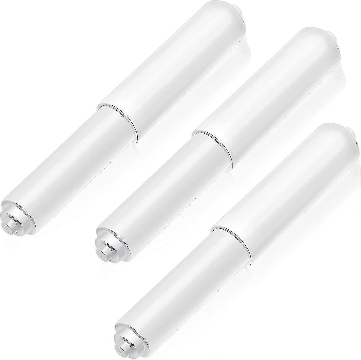 3 csomag WC-papírtekercs tartó, rugós műanyag csere WC-tekercs tartó konyhaszekrényekhez, fürdőszoba, WC, fehér