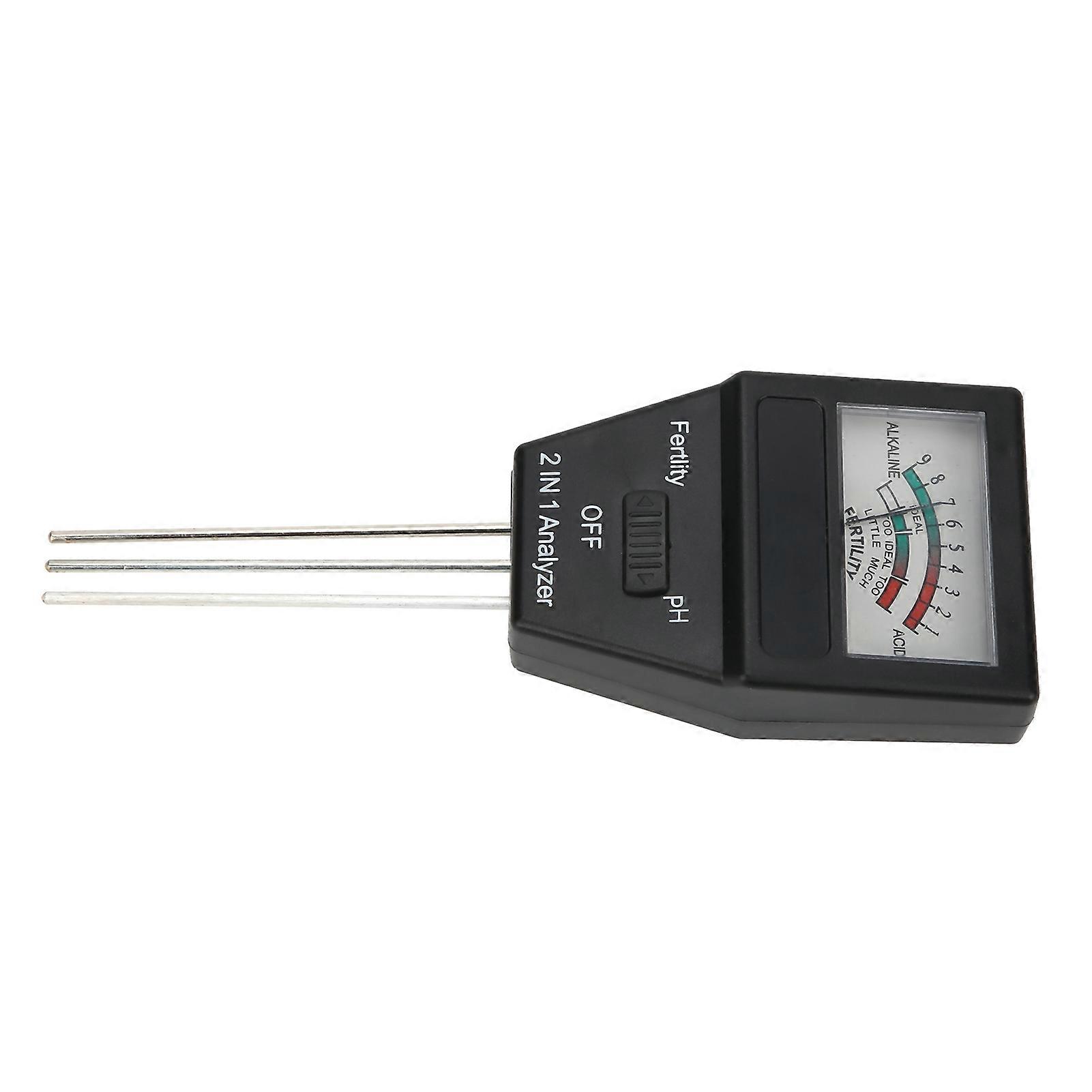 3-in-1 Soil Tester Moisture PH Illumination Meter 62x30x95mm