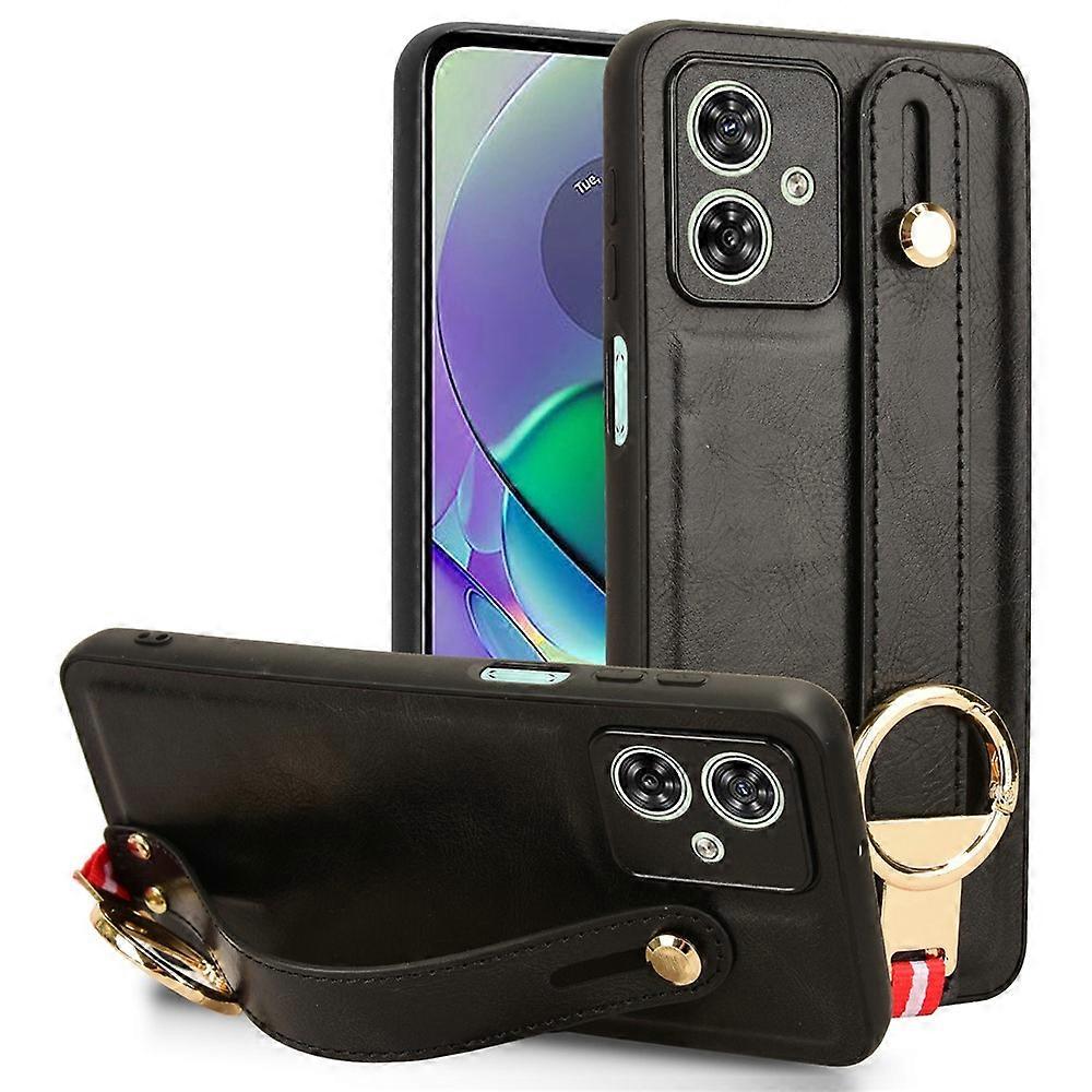 Compatible For Motorola Moto G54 5G Phone Case Wristband Kickstand Drop-proof Cover with Bottle Opener Ring