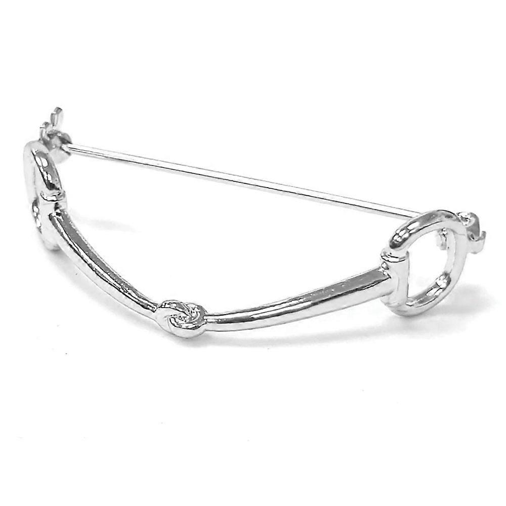 Women's Equetech Snaffle Stock Pin - Silver