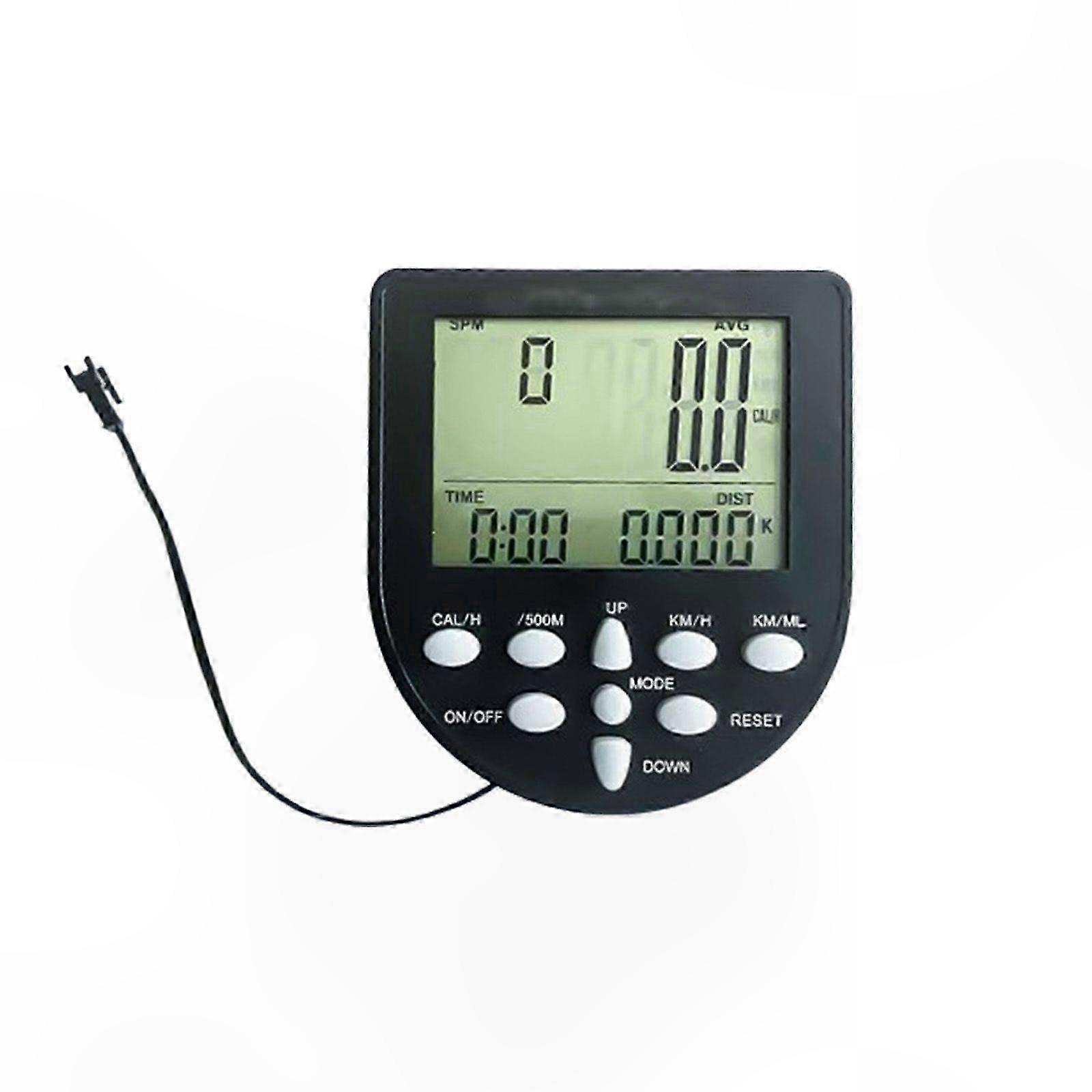 Bluetooth Rowing Machine Monitor with Display Screen for Fitness Tracking